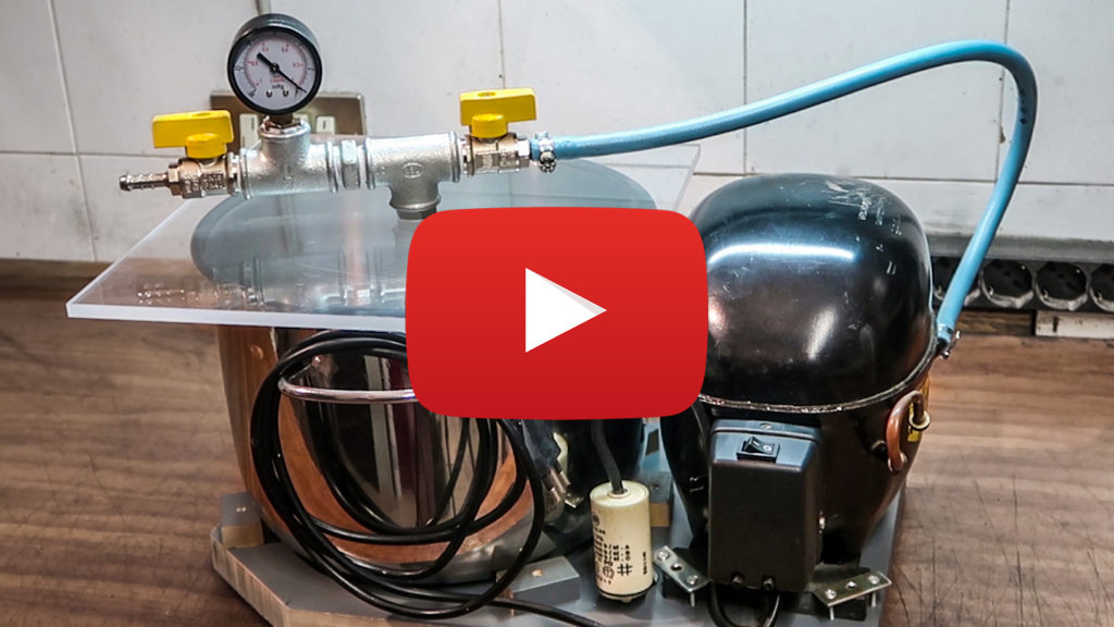 DIY Vacuum Pump And Chamber Black Beard Projects